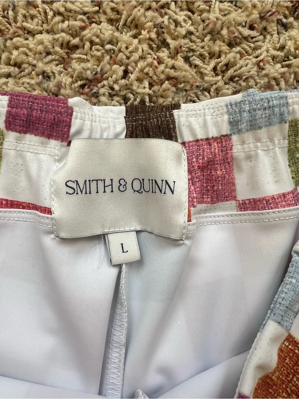 L Smith & Quinn Multicolor Checkerboard Ruffle Mini golf Skort
